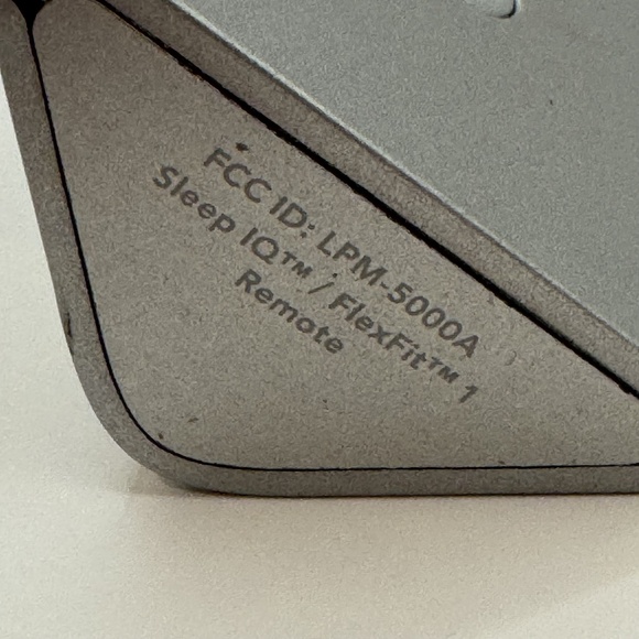 Sleep Number SleepIQ FlexFit 1 Three Button Remote Control LPM-5000A - Picture 6 of 7